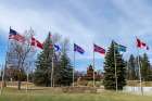Scandinavian Heritage Park in Minot, North Dakota, USA. Art Print